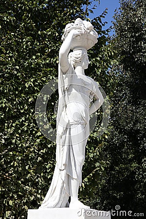 Roman mythology - Ceres priestess Stock Photo
