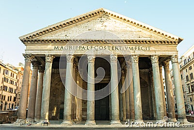 Roman Pantheon Editorial Stock Photo