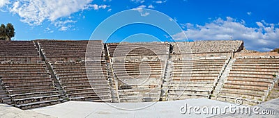 Roman Pergamum - Asklepion Stock Photo