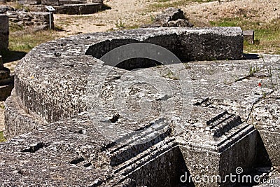 Roman Ruin Stock Photo