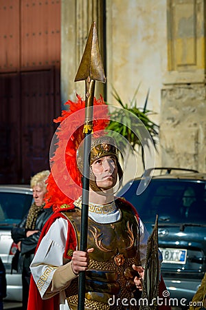 Roman soldier Editorial Stock Photo