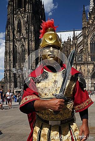 Roman Soldier Editorial Stock Photo