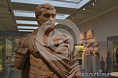 Roman statue British Museum London Editorial Stock Photo