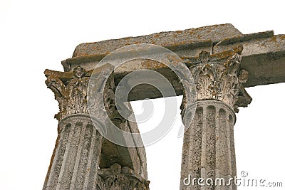 Roman temple Stock Photo