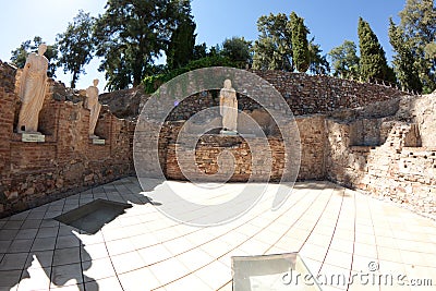 Roman Theatre of Merida Stock Photo