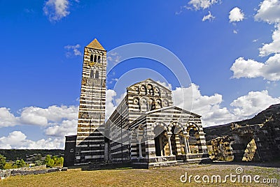 Romanesque Church Stock Photo