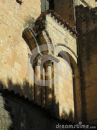 Church of San Juan de los Caballeros. Segovia. Spain Stock Photo