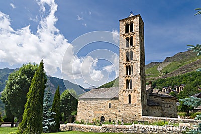 Romanesque church of Sant Climent de Taull Stock Photo