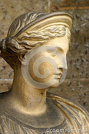 Romanesque Statue Stock Photo