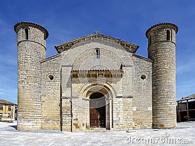 Romanesque style in Fromista, Palencia Stock Photo