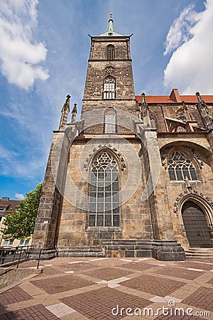 Romanesque tower Stock Photo