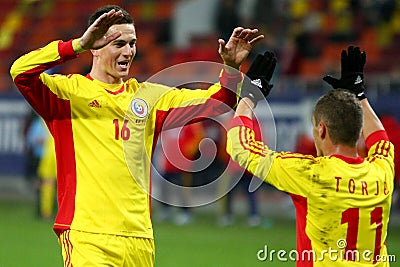 Romania- Belgium Editorial Stock Photo