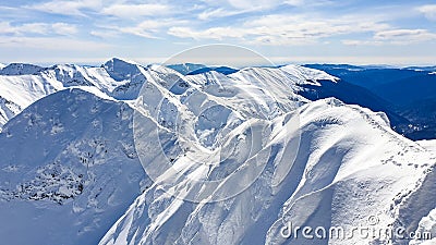 Romania, Fagaras Mountains, Buteanu Peak Stock Photo