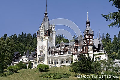 Romania King Carol Palace Stock Photo