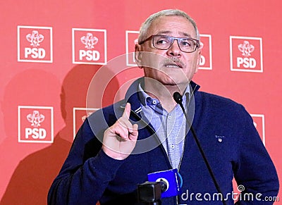 Romania politics - Liviu Dragnea - Social Democratic Party Editorial Stock Photo