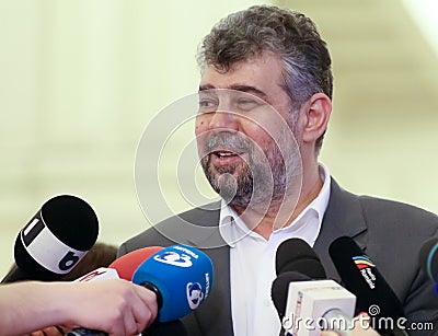 Romania politics - Marcel Ciolacu - new chairman of the Chamber of Deputies Editorial Stock Photo