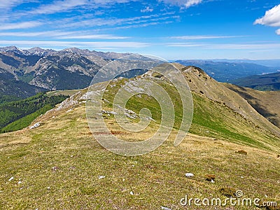 Romania, Valcan Mountains, Oslea Ridge Stock Photo