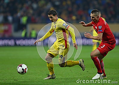 Romania vs. Poland - European Qualifiers World Cup 2018 Editorial Stock Photo