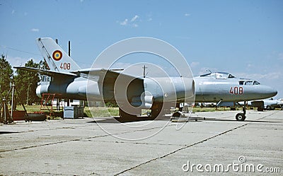 Romanian Air Force made in China Harbin HJ-5R Editorial Stock Photo
