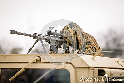 Romanian army sniper Editorial Stock Photo