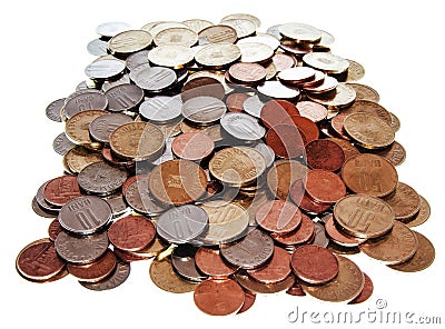 Romanian coins Stock Photo