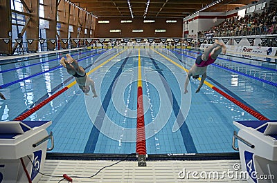 Romanian International Swimming Championships Editorial Stock Photo