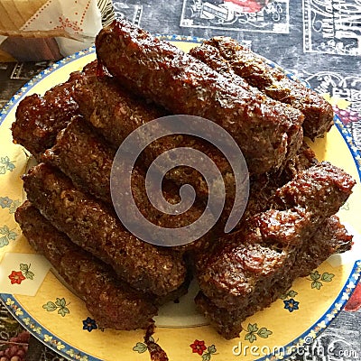 Romanian mici Stock Photo