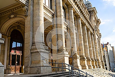 Romanian National History Museum (Muzeu National de Istorie a Romaniei Editorial Stock Photo