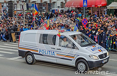 Romanian Police Car Editorial Stock Photo