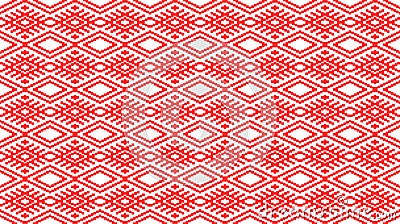 Romanian traditional seamless pattern - cdr format Vector Illustration