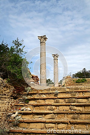 Romanic ruins Stock Photo