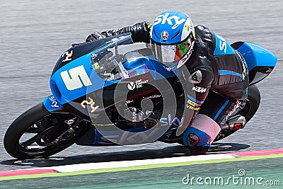 Romano Ferrati. Moto3 Editorial Stock Photo