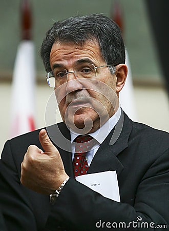 Romano Prodi Editorial Stock Photo