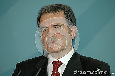 Romano Prodi Editorial Stock Photo