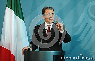 Romano Prodi Editorial Stock Photo