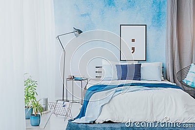 Romantic bedroom interior Stock Photo