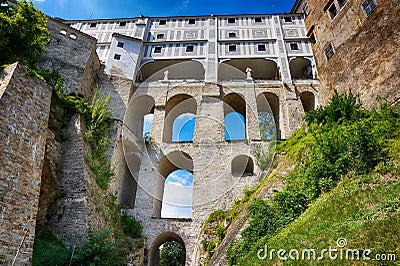 Cesky Krumlov castle in the czech republic Editorial Stock Photo