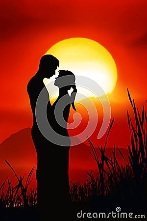 Romantic Couple Stock Photo