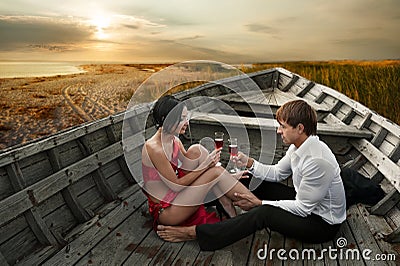 Romantic couple Stock Photo