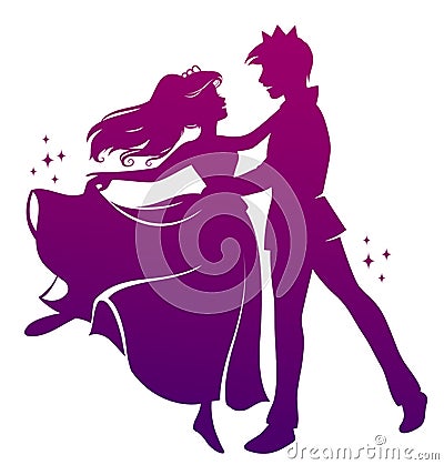 Romantic dance Vector Illustration