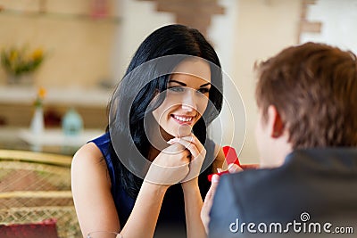 Romantic date Stock Photo