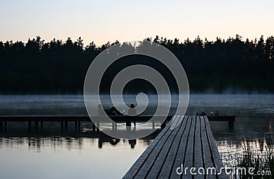 Romantic evening Stock Photo