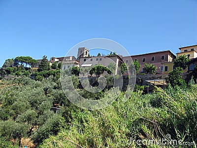 Romantic Italian small town Stock Photo