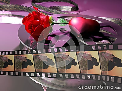 Romantic movie Stock Photo