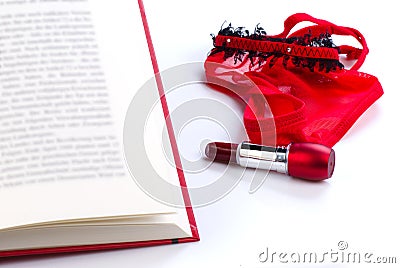 Romantic novel Stock Photo