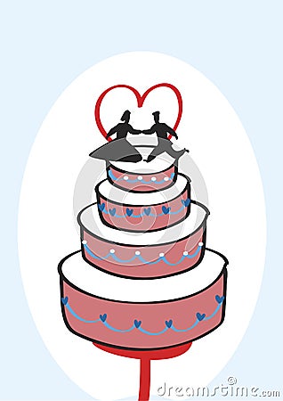 Wedding Cake Stock Photo