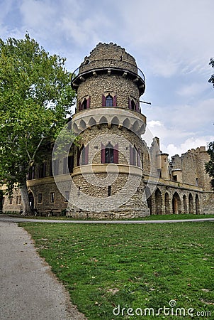 Romantic ruin Januv hrad castle Stock Photo