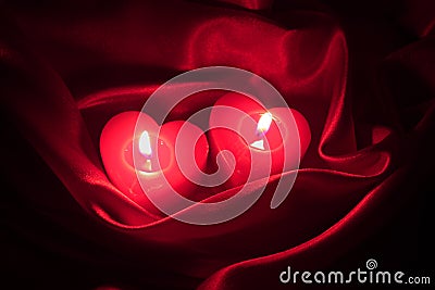 Romantic valentine card - Stock Photo Stock Photo