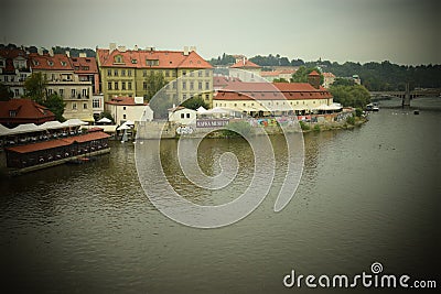 Romantic view in a river Editorial Stock Photo