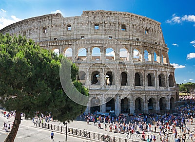 Rome ancient arena of gladiator fights Editorial Stock Photo